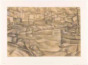 Mallorca - 1914 (Originaltitel auf dem Objekt) von Leo Gestel (signed by artist)