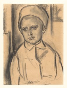 Porträt eines unbekannten Jungen von Leo Gestel (signed by artist)