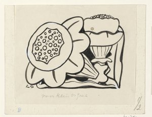 Zwei Blumen von Leo Gestel (signed by artist)