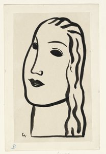 Frauenkopf von Leo Gestel (signed by artist)