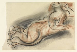 Liegende nackte Frau von Leo Gestel