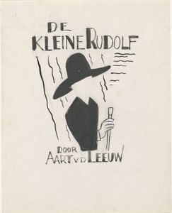 Entwurf für einen Bucheinband für: Aart van der Leeuw, De kleine Rudolf, 1930 von Leo Gestel