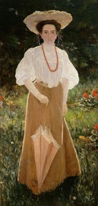 Stehende Frau