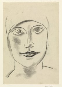 Frauenkopf von Leo Gestel
