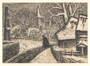 Winter in Blaricum von Leo Gestel