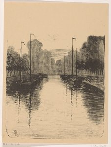Kanal in Utrecht von Leo Klein von Diepold