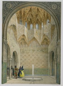 Die Halle der Abencerrages, die Alhambra, Granada, 1853
