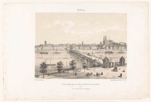 Blick auf Orléans vom linken Ufer der Loire