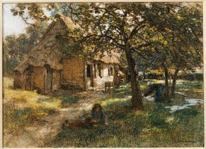 Hütte, Normandie, 1900