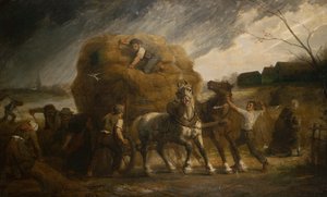 Der herannahende Sturm von Leon Augustin Lhermitte
