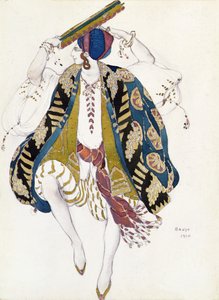 Kostümentwurf für jüdische Tänzerin, aus Cleopatra von Leon Bakst