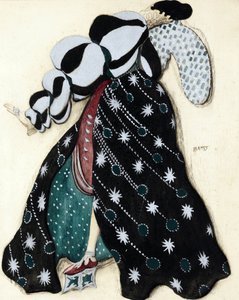 Kostümentwurf für das Ballett "Die Legende von Joseph" von Leon Bakst