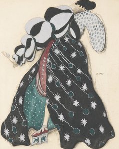 Kostümentwurf für das Ballett La Légende de Joseph von R. Strauss von Leon Bakst