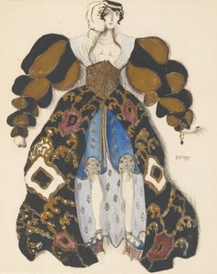 Kostümentwurf für das Ballett Die Legende von Joseph von R. Strauss von Leon Bakst