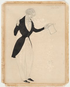 Kostümentwurf für das Ballett Carnaval von R. Schumann, 1910 von Leon Bakst