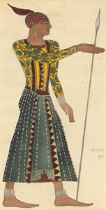 Kostümentwurf für das Ballett Cleopatra von A. Arensky, 1912