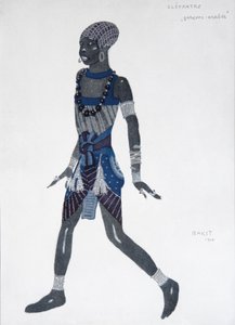 Kostümdesign für das Ballett Cleopatra, 1909 von Leon Bakst