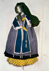 Kostümentwurf für das Ballett Les Papillons, 1912 von Leon Bakst
