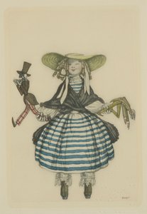 Kostümentwurf für das Ballett Die Feenpuppe von J. Bayer von Leon Bakst