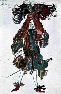 Kostüm für einen Hofwürdenträger, aus Dornröschen von Leon Bakst