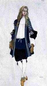 Kostüm für die Blaue Seite, aus Aladdin von Leon Bakst