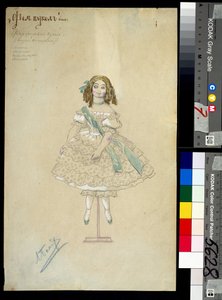 Kostüm für das Ballett "La Poupée Féérique" unter der Regie von Joseph Bayer (1852-1913) von Leon Bakst