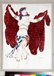 Tänzerin (Kostüm für das Ballett "Cleopatra" der Ballets Russes) von Leon Bakst