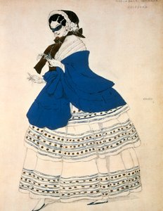 Estrella, Entwurf für ein Kostüm für das Ballett Karneval, komponiert von Robert Schumann, 1919