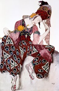 Iskander, Kostümentwurf für das Ballett La Peri, Musik von Paul Dukas, um 1913 von Leon Bakst
