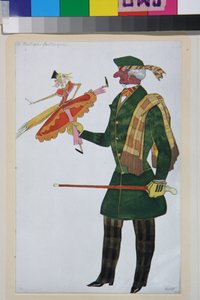 Der Engländer, Kostüm für das Ballett „Die magische Spielzeugladen“ von Gioachino Rossini
