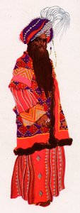 Der Sultan von Samarkand, 1922 von Leon Bakst