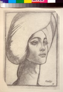 Porträt von Madame T von Leon Bakst