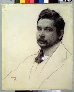 Porträt des Künstlers Konstantin Somov