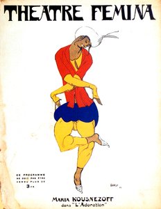 Plakat für Igor Strawinskys Ballett Das Frühlingsopfer, 1911 von Leon Bakst