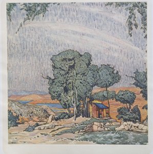Bühnenbild für das Ballett Hélène de Sparte von E. Verhaeren und D. de Séverac, 1912 von Leon Bakst