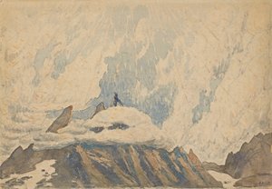 Bühnenbild für das Ballett La damnation de Faust von Hector Berlioz, frühe 1920er von Leon Bakst