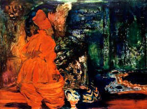 Das Geheimnis des Harems, Bühnenbild für ein Ballett, um 1913 von Leon Bakst