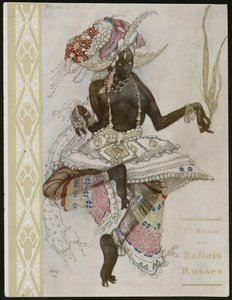 Titelseite des Souvenirprogramms für Ballets Russes