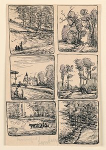Sechs Landschaftsstudien, New Milford