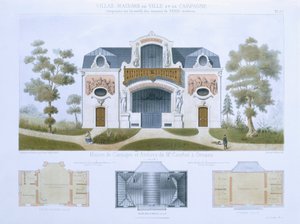 Haus und Werkstätten von Herrn Courbet in Ornans, aus 