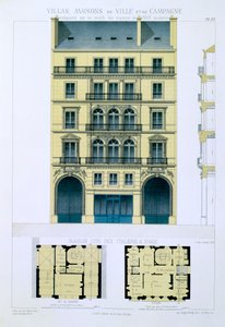 Stadthaus der Italiener in Paris, aus 