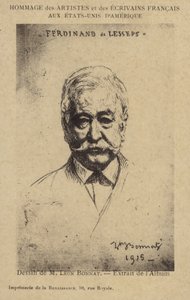 Ferdinand de Lesseps, französischer Unternehmer und Kanalbauer von Leon Joseph Florentin Bonnat