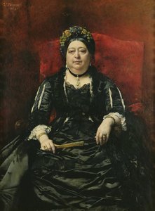 Porträt von Madame Leopold Stern, 1879 von Leon Joseph Florentin Bonnat