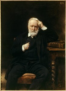 Porträt des französischen Schriftstellers Victor Hugo (1802-1885). Gemälde von Leon Joseph Bonnat (1833-1922) 19. Jahrhundert Versailles, Schlossmuseum von Leon Joseph Florentin Bonnat