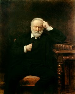 Porträt des französischen Schriftstellers Victor Hugo (1802-1885)