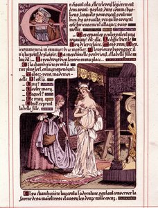 Illustration des Romans „La Mye du Roy“ von Honoré de Balzac von Leon Lebegue
