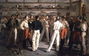 Die Trompetenübung von Leon Louis Leclaire