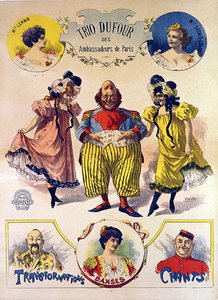 Trio DuFour Plakat von Leon Louis Oury