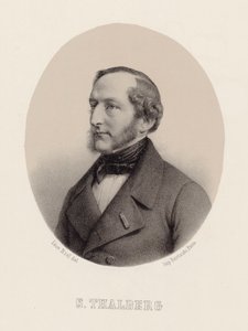 Porträt des Pianisten und Komponisten Sigismund Thalberg von Leon Noel