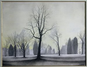 Der Park, Bäume von Leon Spilliaert